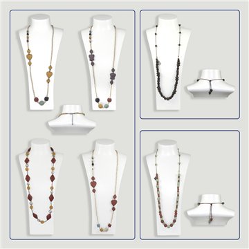 Collar largo. Lava. Colores y modelos surtidos