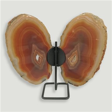 Agate Butterfly. Approx. 17x17cm - 0.46kg