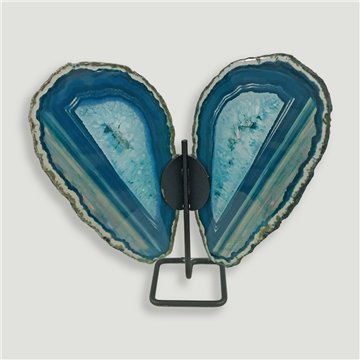 Agate Butterfly. Approx. 18x18cm - 0.454kg