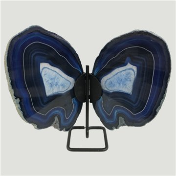 Mariposa Ágata. 16,5x13,5cm aprox. - 0,404kgs