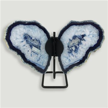 Agate Butterfly. Approx. 15x18cm - 0.324kg