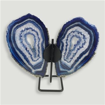 Papillon Agate. 17x16cm env. - 0,41kg