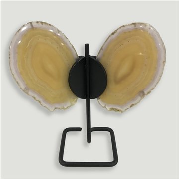 Borboleta Ágata. 13x12,5cm aprox. - 0,224kg