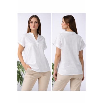 Camisa mujer Algodón Flex. Talla Única / 3 colores