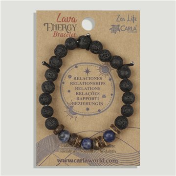 Pulsera lava poder. 06. Sodalita. Relaciones