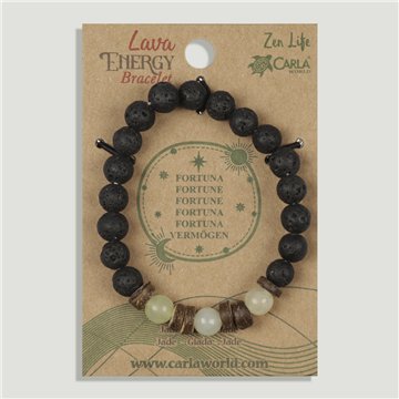 Pulsera lava poder. 12. Jade. Fortuna