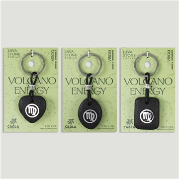 Llavero acero. 78. Lava. Signo Virgo