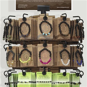 VOLCANO JEWELS. Expositor con 648 piezas