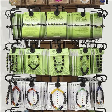 VOLCANO JEWELS. Expositor con 648 piezas