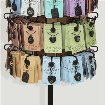 VOLCANO JEWELS. Expositor con 648 piezas