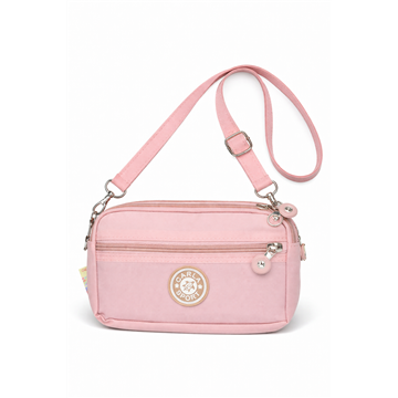Petit sac polyester 12x18cm - Couleur : Rose