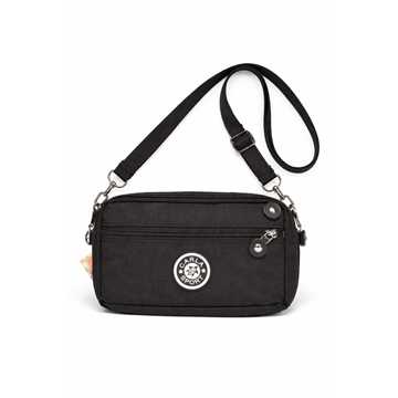 Petit sac polyester 12x18cm - Couleur : Noir