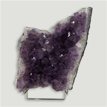 Ametista Drusa em formato livre. 22x18x6cm aprox.