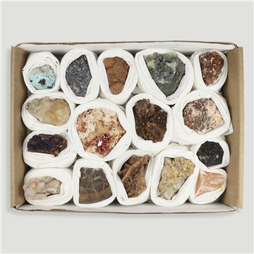 Caja minerales del Atlas 29x20cm