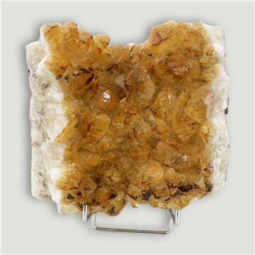 Druse Citrine. Qualité AA. 17x18x6cm env. 3,564kgs