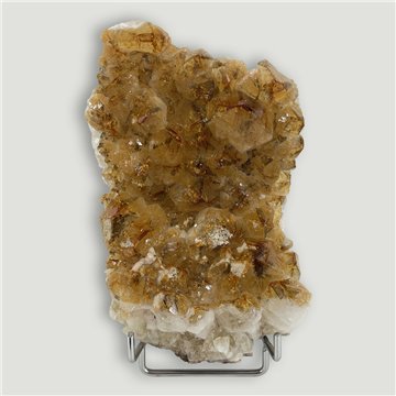 Druse Citrine. Qualité AA. 19x10x6cm env. 2,546kgs