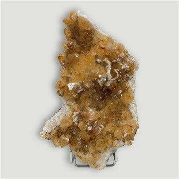 Druse Citrine. Qualité AA. 23x13x6cm env. 2,438kgs