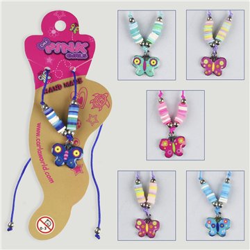Tobillera ajustable. 81. Mariposa. Colores surtidos