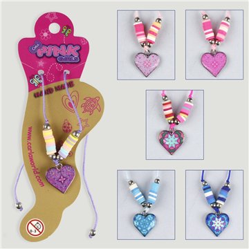 Tobillera ajustable. 84. Corazón. Colores surtidos