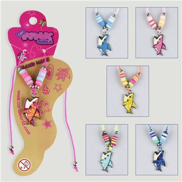 Chevillière ajustable. 90. Requin. Couleurs assorties