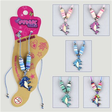 Tobillera ajustable. 95. Delfín. Colores surtidos