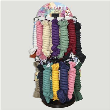FOULARD Mini. Display with 64 pieces