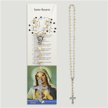 Rosario piedra Nacar