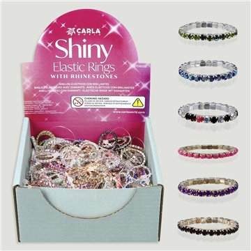 RINGS – GLITTERING. Anel brilhante.