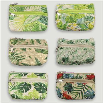 Porta-moedas. 20. 100% Poliéster. Tropical