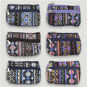 Porta-moedas. 27. 100% Poliéster. Étnico