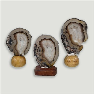 Ágata fina Natural Extra. 12,5x7cm aprox