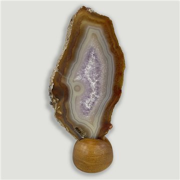 Ágata fina Natural Extra. 14x7cm aprox