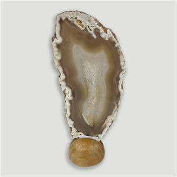 Ágata fina Natural Extra. 17x8cm aprox