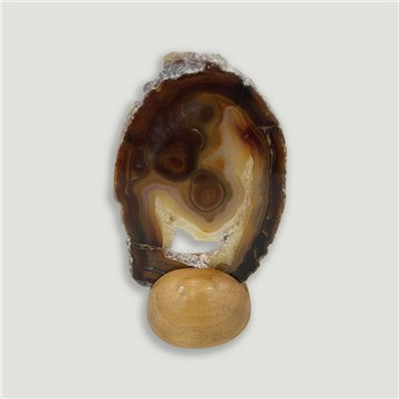 Ágata fina Natural Extra. 11x7cm aprox