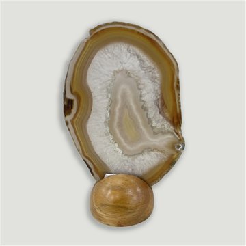Ágata fina Natural Extra. 11,5x8cm aprox