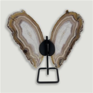 Mariposa Ágata. 17,5x15cm aprox. 0,332kgs. 