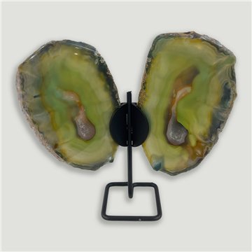 Mariposa Ágata. 17x16cm aprox. 0,412kgs. 