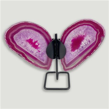 Mariposa Ágata. 15x16cm aprox. 0,296kgs. 