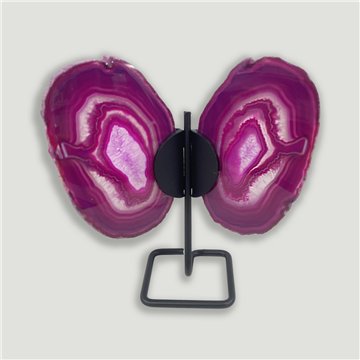 Mariposa Ágata. 14,5x14cm aprox. 0,294kgs. 
