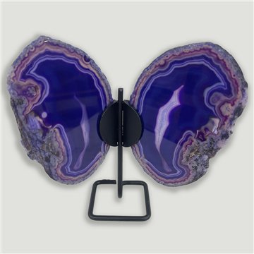 Mariposa Ágata. 16x17cm aprox. 0,35kgs. 
