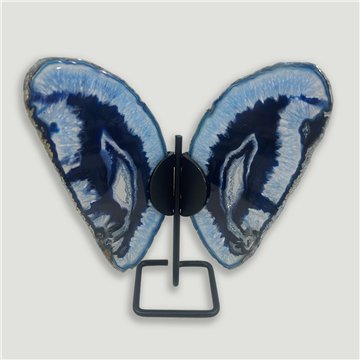 Mariposa Ágata. 16,5x15,5cm aprox. 0,34kgs. 