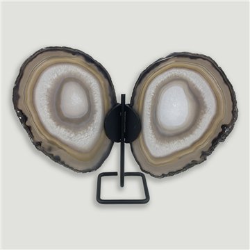 Papillon Agate. 16x19cm env. 0,45kgs.