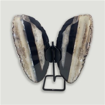 Mariposa Ágata. 18,5x16,5cm aprox. 0,452kgs. 