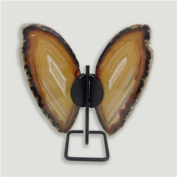 Mariposa Ágata. 17x13,5cm aprox. 0,342kgs. 
