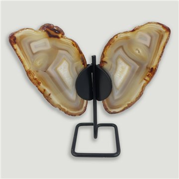 Mariposa Ágata. 15,5x14cm aprox. 0,254kgs. 