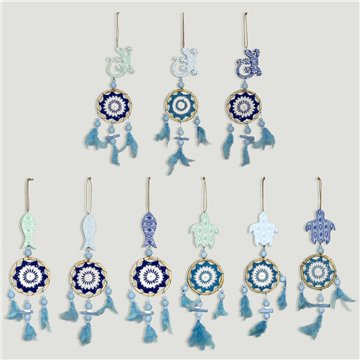 Movil madera + Dreamcatcher12cmx40cm animal surtido