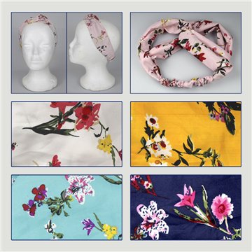 Bandana Chiffón. 04. Flores. Surtidos
