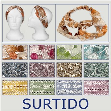 Bandana Chiffón. 08. Floral. Surtidos