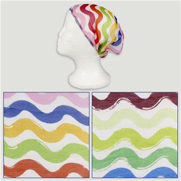 Bandana poliéster doble nudo. 10. Mosaico. Surtidos