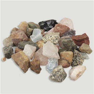 Bolsa 1kg. Minerales semi-preciosos masivos